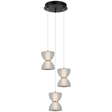 Függőlámpa Tica PND-83949-3-BK 3000K 1x22W/LED 950lm IP20 a Italux-tól