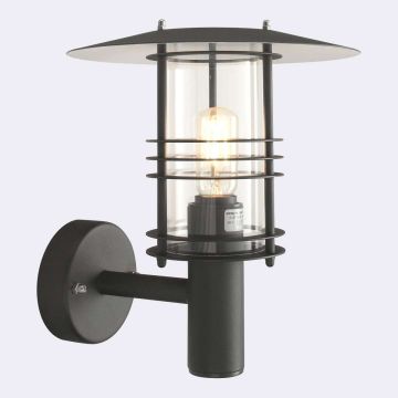 Fali lámpa STOCKHOLM 280B 1x9W/E27 IP54 a Norlys-tól