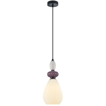 Függőlámpa Domali PND-36816-1C-BK-WH 1x40W/E27 IP20 a Italux-tól