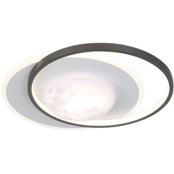 Plafonlámpa Desulo PLF-02727-S-BK 3000K/4000K/6000K 1x30W/LED 3900lm IP20 a Italux-tól