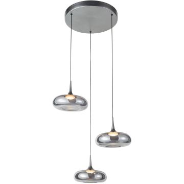 Függőlámpa Tenele PND-24028-3A-SILV 3000K 3x21W/LED 1300lm IP20 a Italux-tól