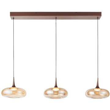 Függőlámpa Tenele PND-24028-3B-COPP 3000K 3x21W/LED 1300lm IP20 a Italux-tól
