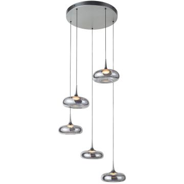 Függőlámpa Tenele PND-24028-5A-SILV 3000K 5x35W/LED 1514lm IP20 a Italux-tól