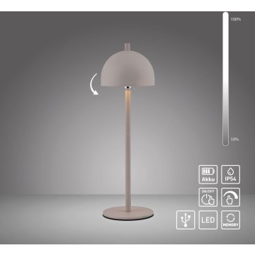 Asztali lámpa BELLIS 19244-39 3000k 1x2,5W/LED 210lm ip54 a Paul Neuhaus-tól