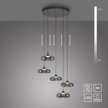 Függőlámpa POSH 15694-15 3000k 5x6,3W/LED 1450lm ip20 a Paul Neuhaus-tól