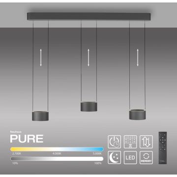 Függőlámpa PURE CLIPSE 2473-15 2200-5000k 6x5W/LED 670lm ip20 a Paul Neuhaus-tól