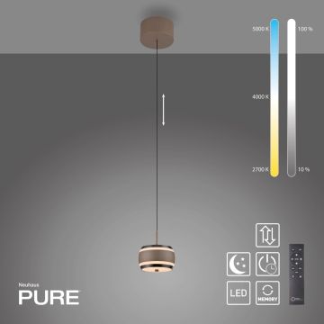 Függőlámpa PURE FALLING RINGS 2503-97 2200-5000k 1x8W/LED 310lm ip20 a Paul Neuhaus-tól