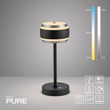 Asztali lámpa PURE FALLING RINGS 4503-18 2200-5000k 1x8W/LED 310lm ip20 a Paul Neuhaus-tól