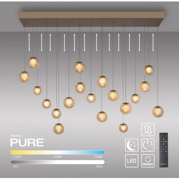 Függőlámpa PURE POPUP 2589-97 2200-5000k 19x3W/LED 4500lm ip20 a Paul Neuhaus-tól