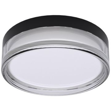 Plafonlámpa Rilta PLF-73527-S-BK 1x18W/LED IP65 a Italux-tól