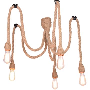 Függőlámpa ROPE 312921 5x12W LED/E27 IP20 a Polux-tól