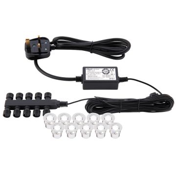 Medencelámpa IKON ROUND 13889 6500K 10x0.45W/LED 80LM IP67 a Endon-tól