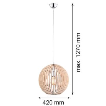 Függőlámpa PORTORYKO 3672 1x15W/E27 IP20 a Argon-tól