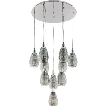 Függőlámpa SIRACUSA 39506 10x60W/E27 IP20 a Eglo-tól