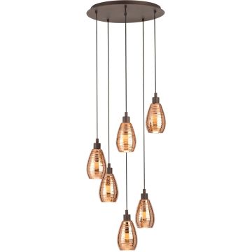 Függőlámpa SIRACUSA 39508 6x60W/E27 IP20 a Eglo-tól