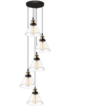 Függőlámpa NEW YORK LOFT LA034/CO5 5x40W/E27 IP20 a Altavola Design-tól