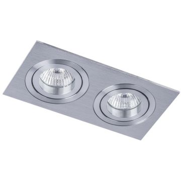 Beépíthető spotlámpa Mooty SN MQ71805-2A 2x50W/GU5,3 IP20 a Italux-tól