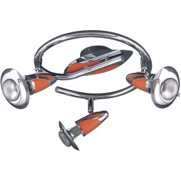 Spotlámpa ZEUS CH/ORANGE 473 3x40w/e14_r50 a Prezent-tól