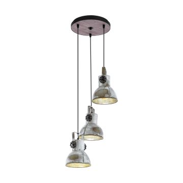 Függőlámpa BARNSTAPLE 49647 3x60W/E27 a Eglo-tól