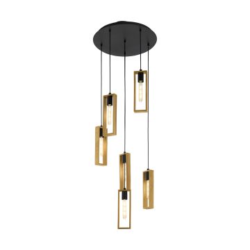 Függőlámpa LITTLETON 49549 6x60W/E27 a Eglo-tól