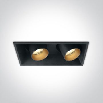 Beépíthető spotlámpa The Recessed Cylinders 51211C/B/W 3000K 2x11W/LED 820lm IP20 a One Light-tól