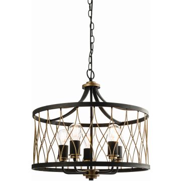 Csillár HESTON 61498 5x60W/E27 IP20 a Endon-tól