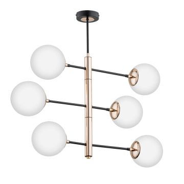 Plafonlámpa PESCO 62206 6x40W/E14 IP20 a Alfa-tól