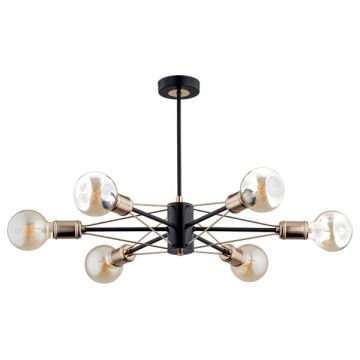 Plafonlámpa TANDEM GOLD 62151 6x60W/E27 a Alfa-tól