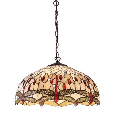 Függőlámpa DRAGONFLY BEIGE 64079 3x60W/E27 IP20 a Endon-tól