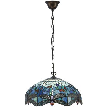 Függőlámpa DRAGONFLY BLUE 64080 3x60W/E27 IP20 a Endon-tól