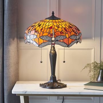 Asztali lámpa DRAGONFLY FLAME 64093 2x60W/E27 IP20 a Endon-tól