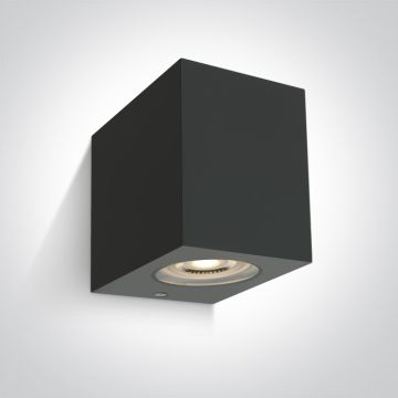 Fali lámpa Outdoor Cube 67142H/AN 1x6W/GU10 IP65 a One Light-tól