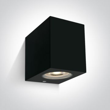 Fali lámpa Outdoor Cube 67142H/B 1x6W/GU10 IP65 a One Light-tól