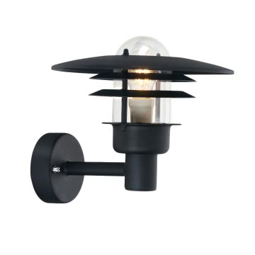 Fali lámpa LARVIK 690B 1x9W/E27 IP55 a Norlys-tól