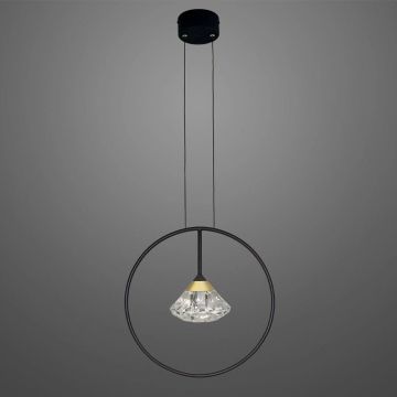 Függőlámpa Tiffany LA059/P_black 3000K 1x3W/LED 180lm IP20 a Altavola Design-tól