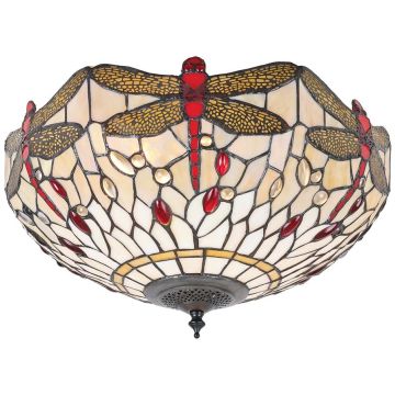 Süllyesztett mennyezeti lámpa DRAGONFLY BEIGE 70723 2x60W/E27 IP20 a Endon-tól