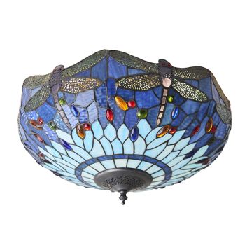 Süllyesztett mennyezeti lámpa DRAGONFLY BLUE 70722 2x60W/E27 IP20 a Endon-tól