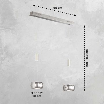 Lepel lámpa Colette 60989 2700K 9W 2x9W/LED 1900 lm a Fischer&Honsel-tól