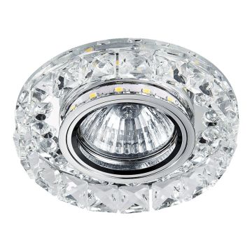 Beépíthető spotlámpa ELEGANT DOUBLE LIGHT 71074 GU10|LED 1x50W/GU10|1x3W/LED 380lm a Prezent-tól