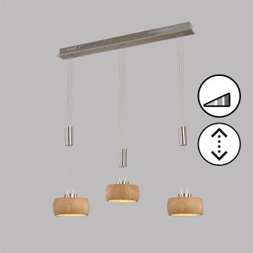 Lepel lámpa SHINE-WOOD 61073 2700K 9W 3x9W/LED 2900 lm a Fischer&Honsel-tól