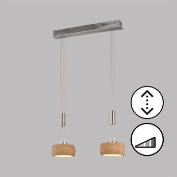 Lepel lámpa SHINE-WOOD 61074 2700K 9W 2x9W/LED 1900 lm a Fischer&Honsel-tól