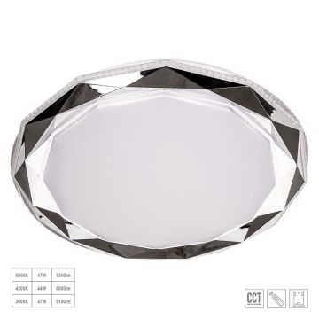 Süllyesztett mennyezeti lámpa ZAO 71336 LED 1x47W/LED 3550lm a Prezent-tól