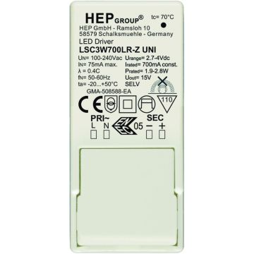 Tápegység LED DRIVER 6008093 IP20 a Astro Lighting-tól