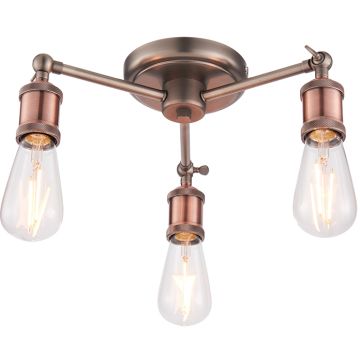Plafonlámpa HAL 76124 3x40W/E27 IP20 a Endon-tól