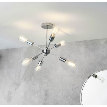 Plafonlámpa RUBENS 79469 6x40W/E27 IP20 a Endon-tól