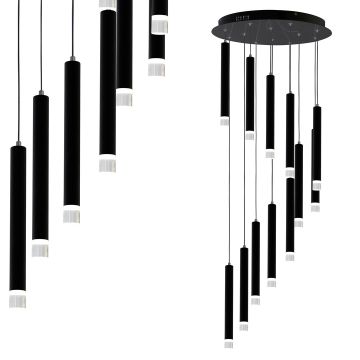 Függőlámpa CARBON ML6161 4000K 12W LED 840LM IP20 a Milagro-tól