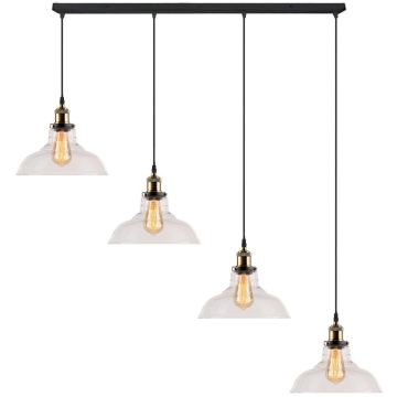 Függőlámpa NEW YORK LOFT LA040/CL4_clear 4x40W/E27 IP20 a Altavola Design-tól