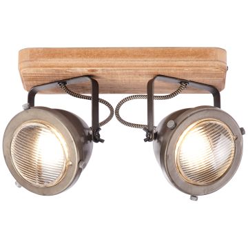 Spotlámpa CARMEN WOOD 72029/84 2x5W/GU10 IP20 a Brilliant-tól
