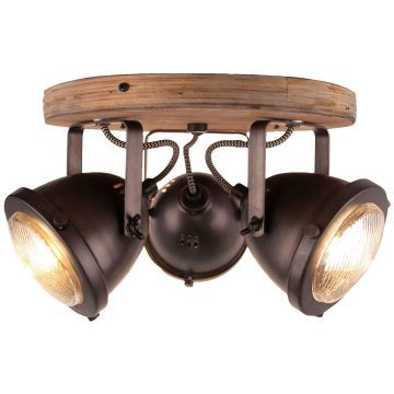 Spotlámpa CARMEN WOOD 72034/84 3x5W/GU10 IP20 a Brilliant-tól