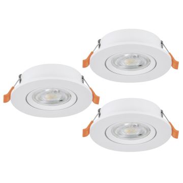 Beépíthető spotlámpa BARRANCO 902262 2700K, 4000K, 6500K 3x4.5W/LED 3X450lm ip20 a Eglo-tól